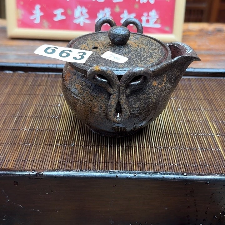 纯手工制作粗陶茶具