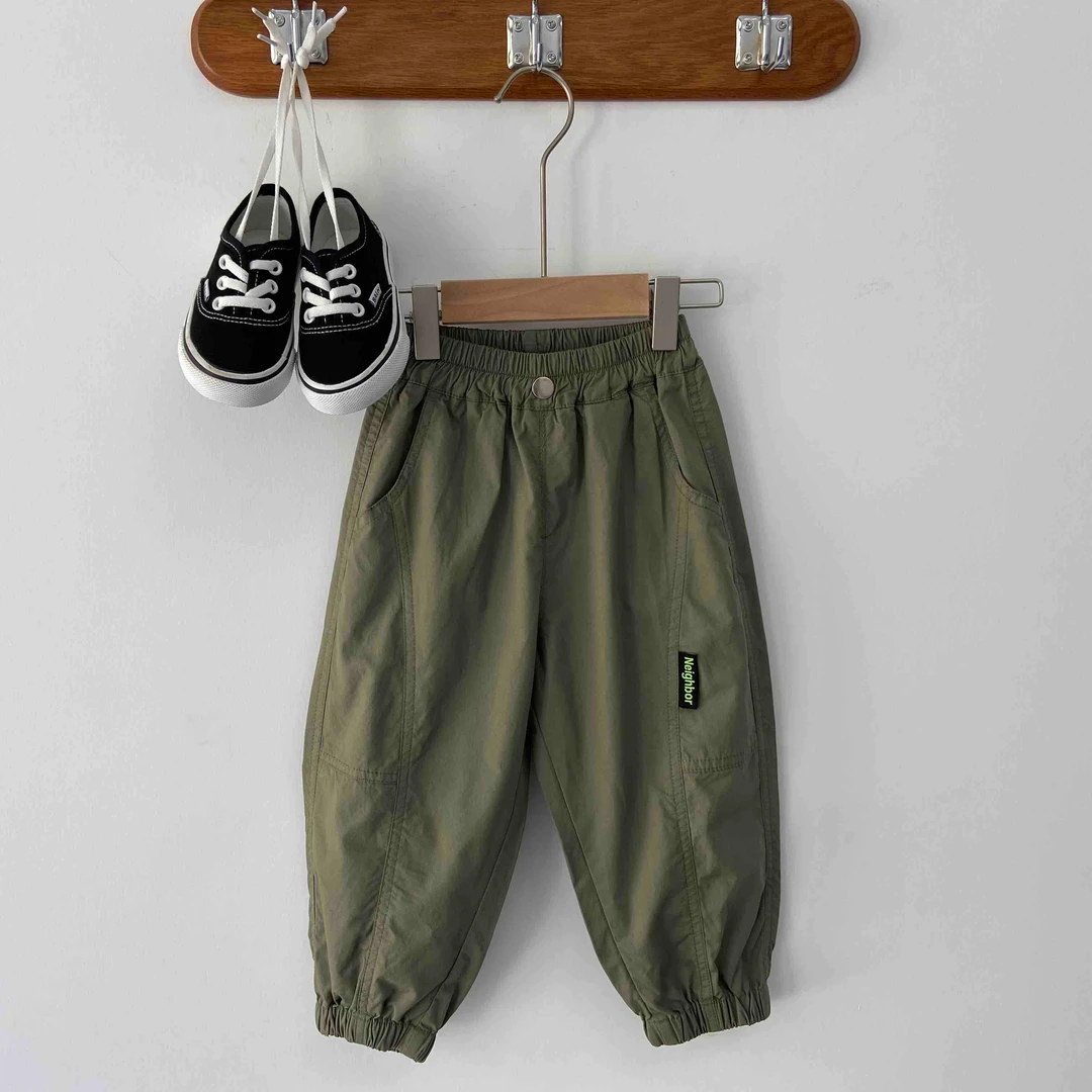 儿童男童夏季工装裤长裤休闲裤童裤夏款童装 2025 新款无品牌男童