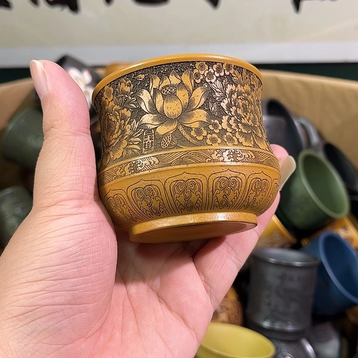 茶杯紫砂全手工紫砂主人杯