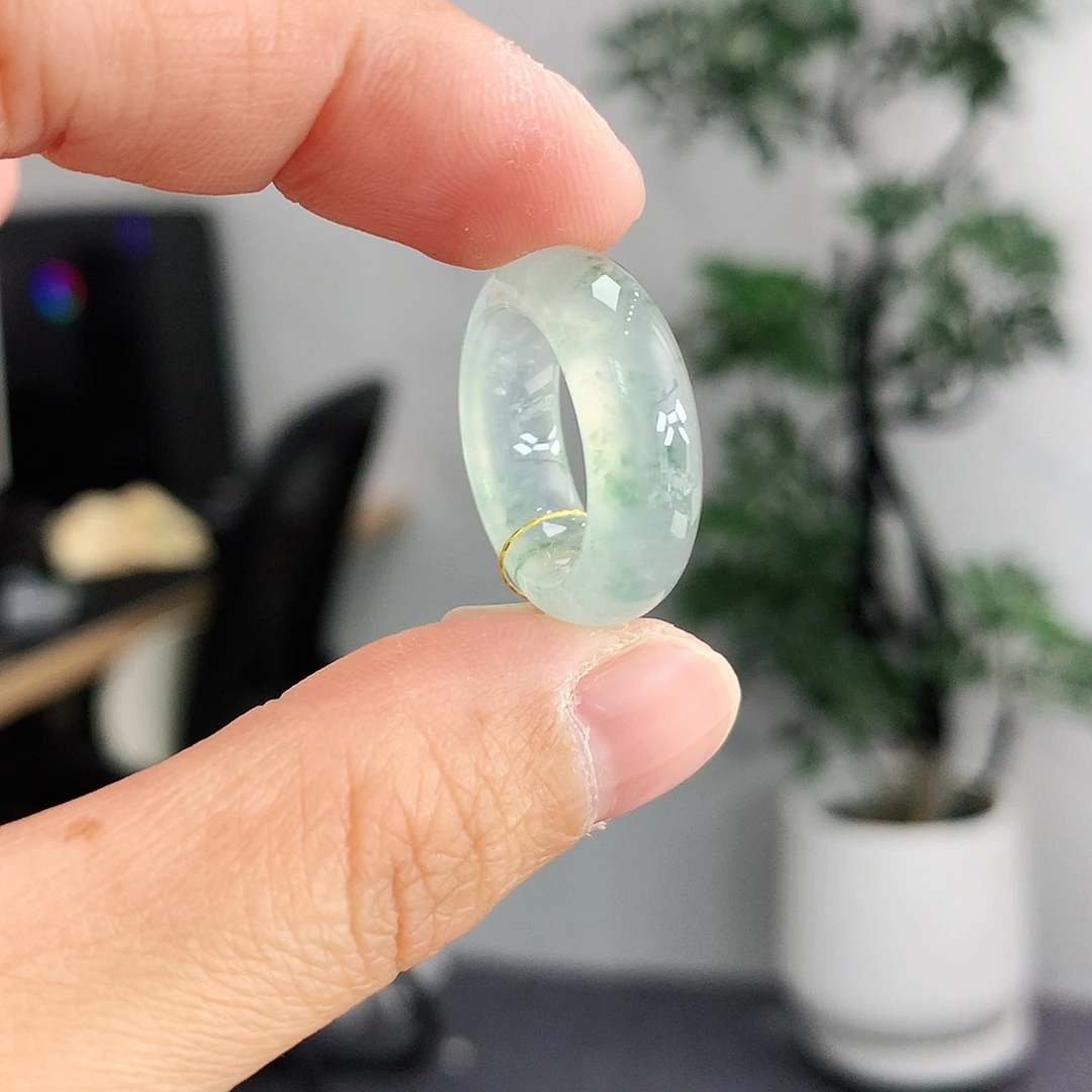 翡翠未镶嵌戒指9号