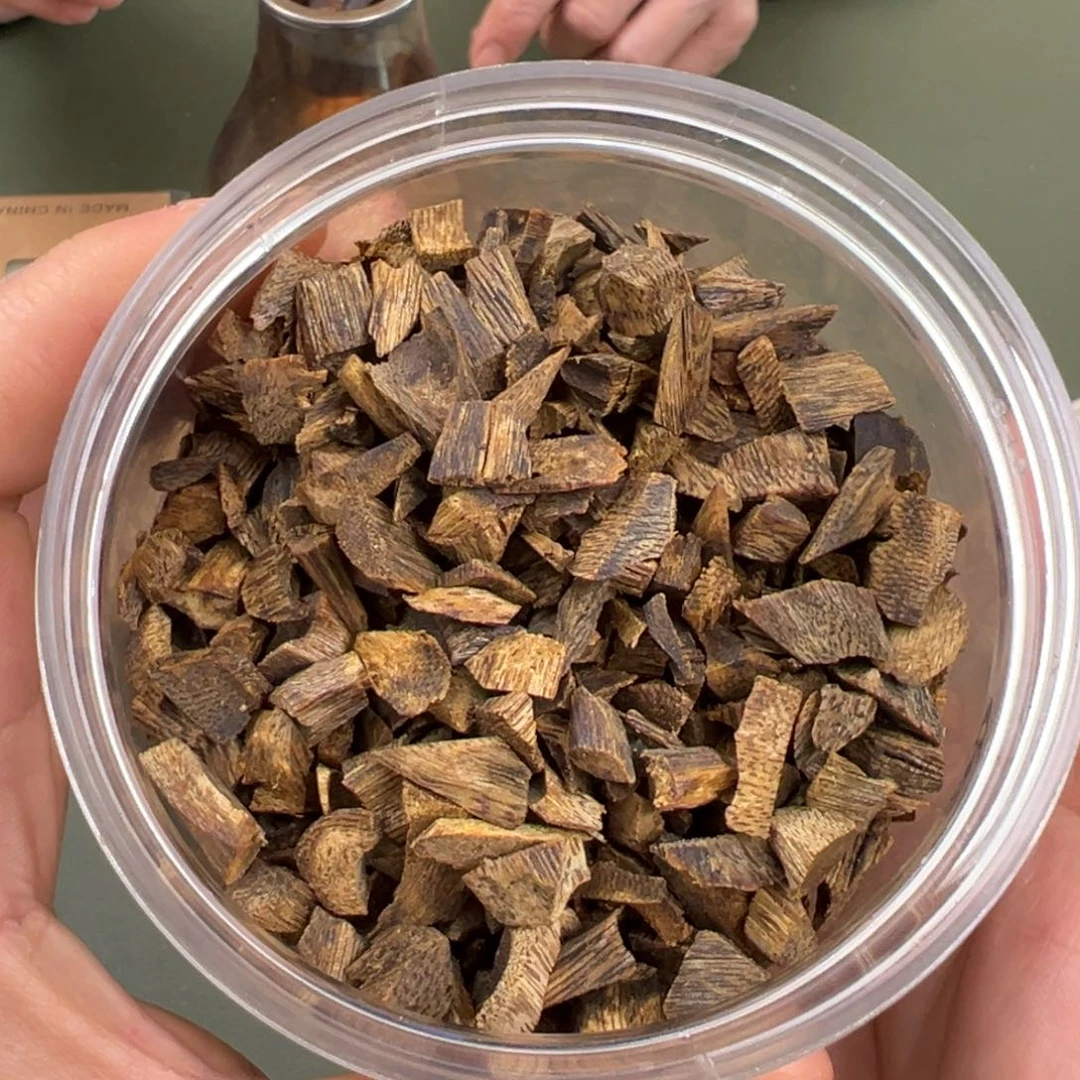 沉香手把件张勺子高油碎料100g送炉