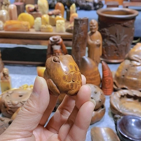 贡木待*华彩木作摆件