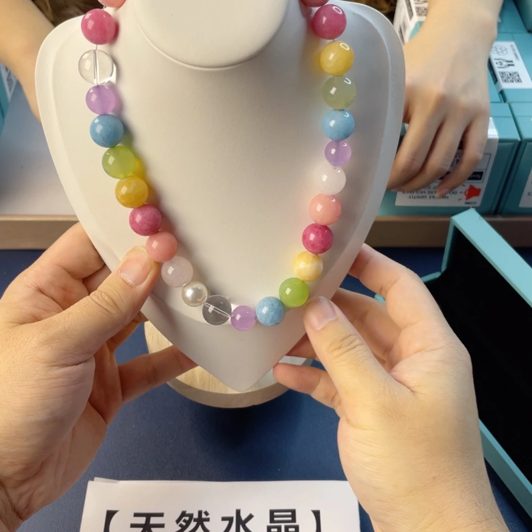水晶手链银S925镶嵌