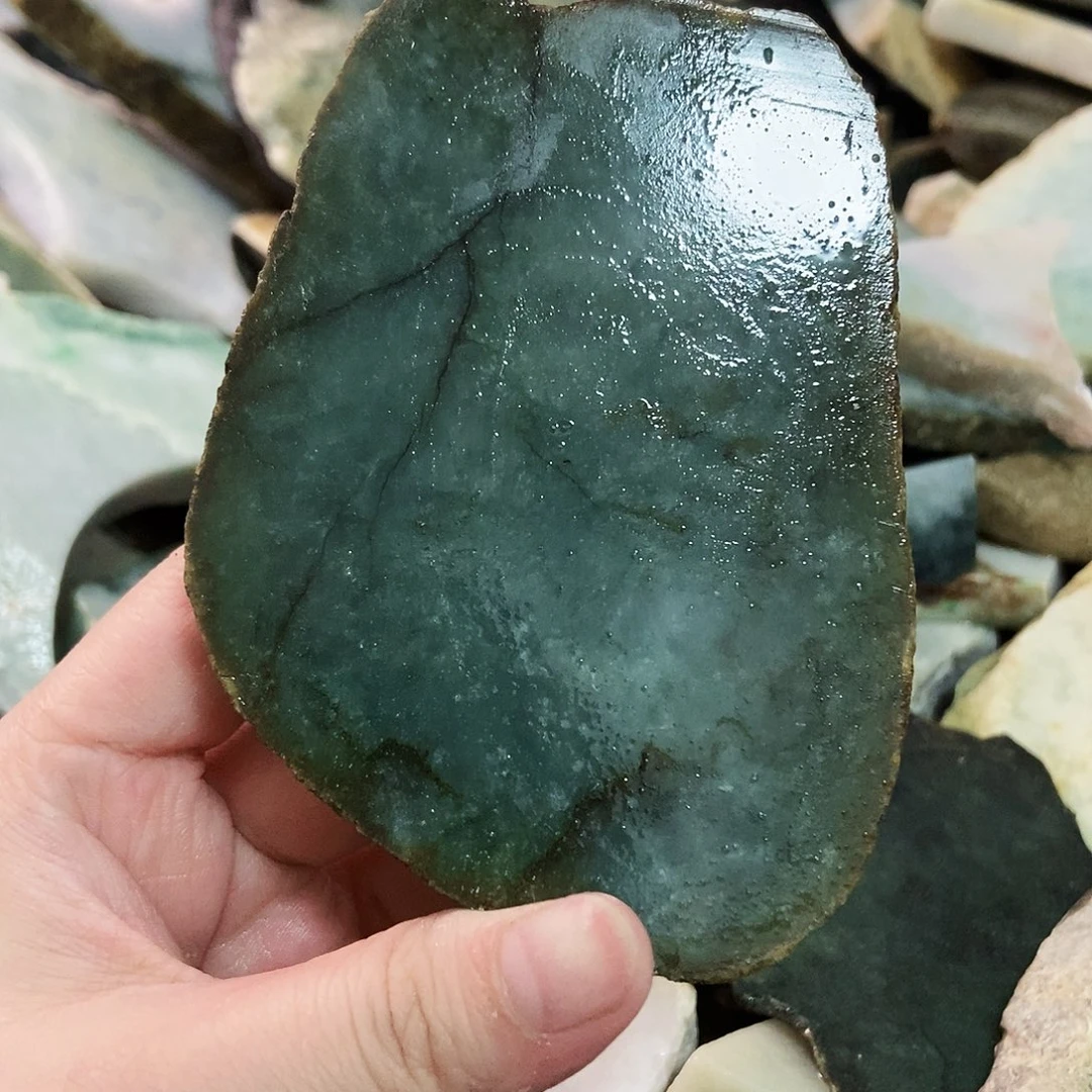 翡翠未镶嵌颈饰天然翡翠