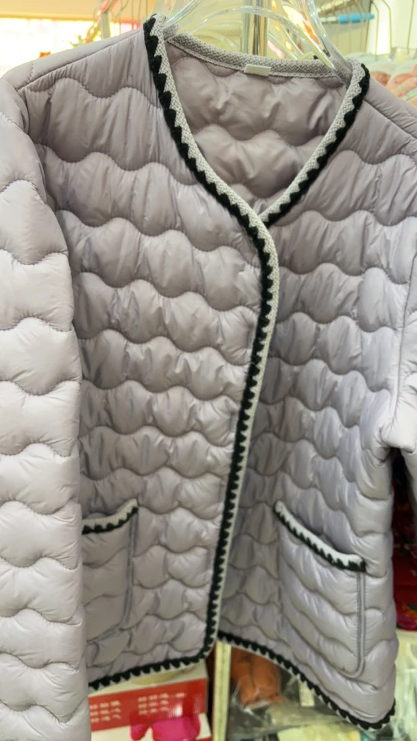 新款轻便小香风棉衣上新