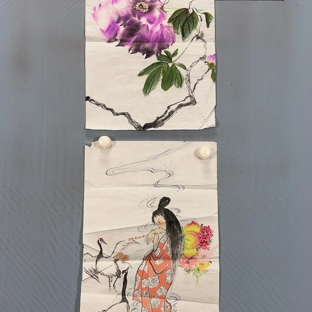 国画112 牡丹一如你初来乍