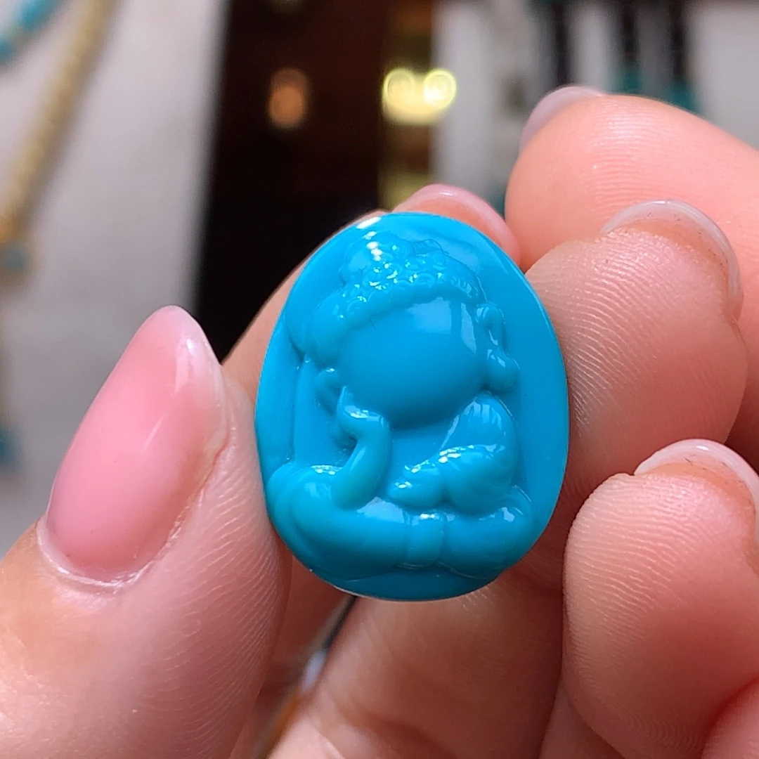 绿松石珠宝奇石未镶嵌