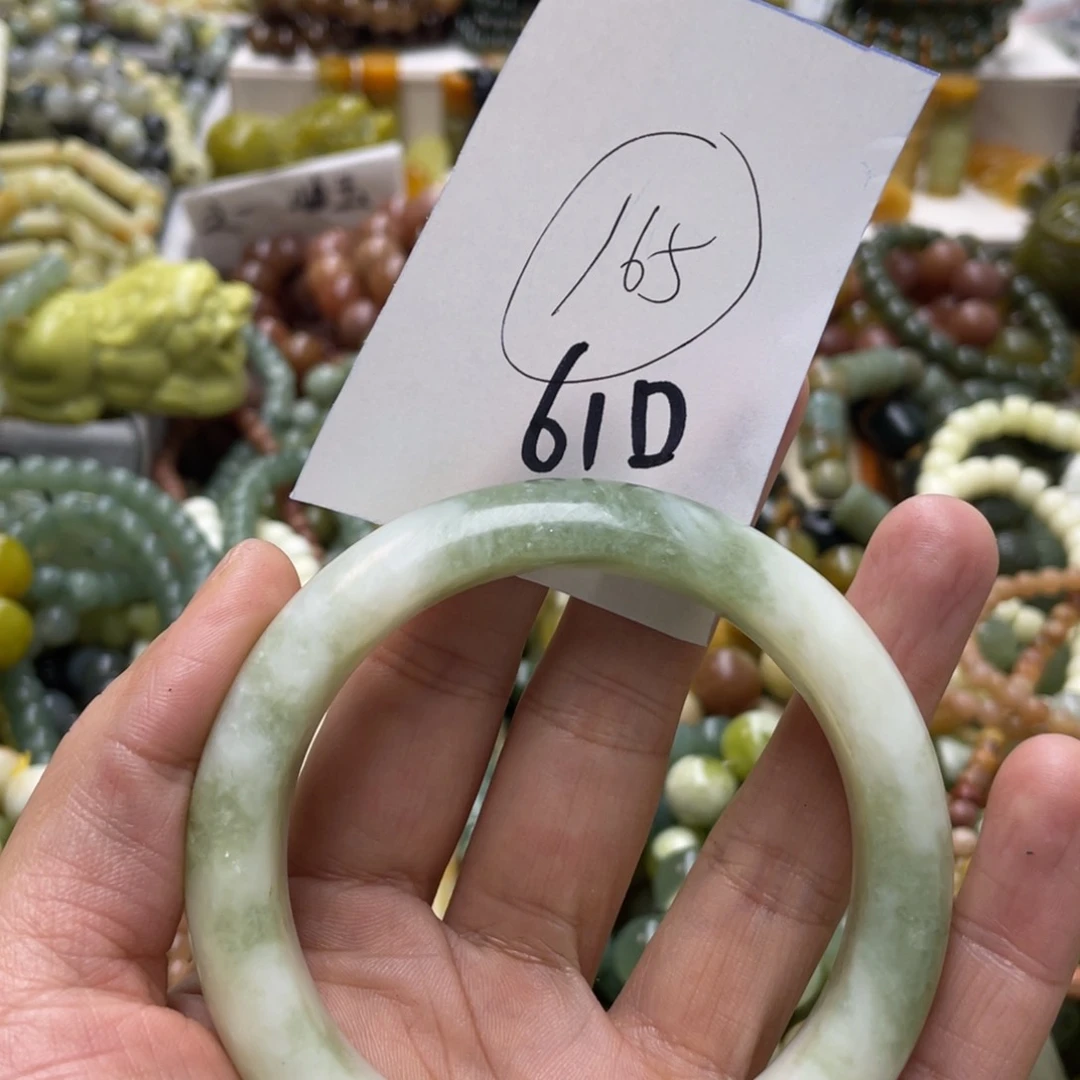 蛇纹石玉手链未镶嵌A**S