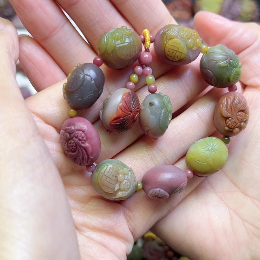 神***杨玛瑙/玉髓未镶嵌手串手串