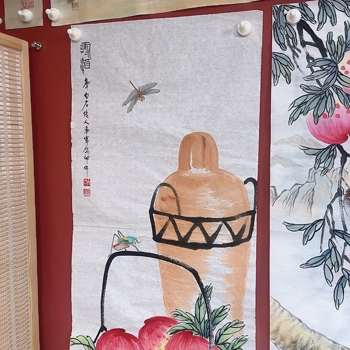 国画冯伟老师手绘作品