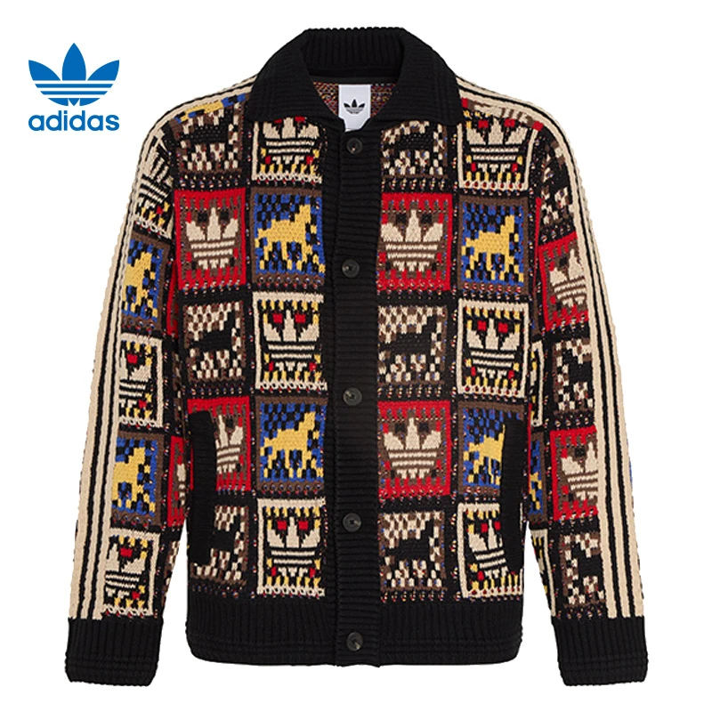adidas阿迪达斯【华】三叶草男子运动休闲针织外套KR2801