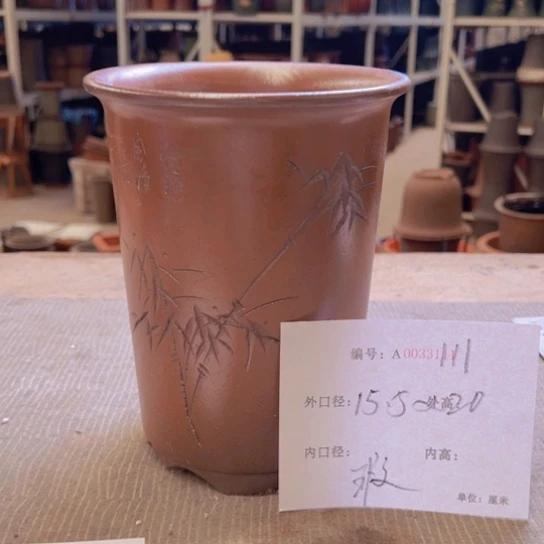 紫砂花盆紫紫砂盆