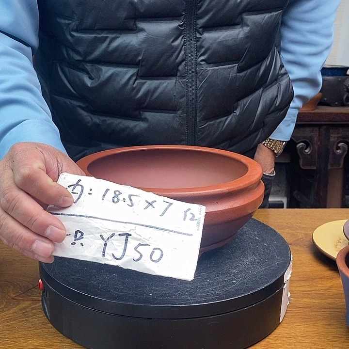 紫砂花盆货号一只YJ50