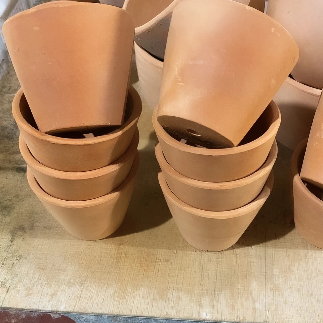 瑕疵红陶7.5×6-8