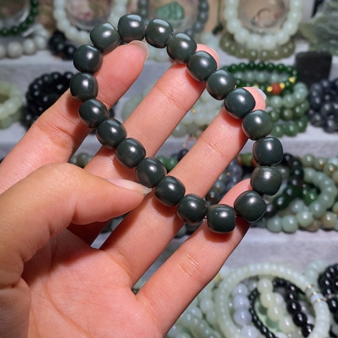 和田玉未镶嵌手链