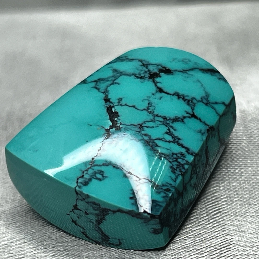 高品质水草纹平安牌，尺寸19.1x23.5x9.9mm重7.67克