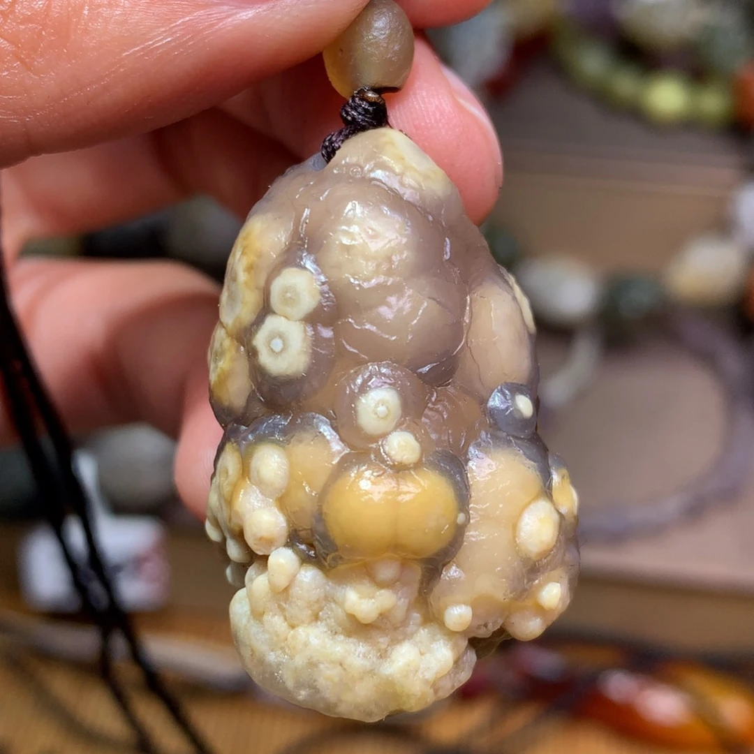 未镶嵌玛瑙/玉髓珠宝半成品