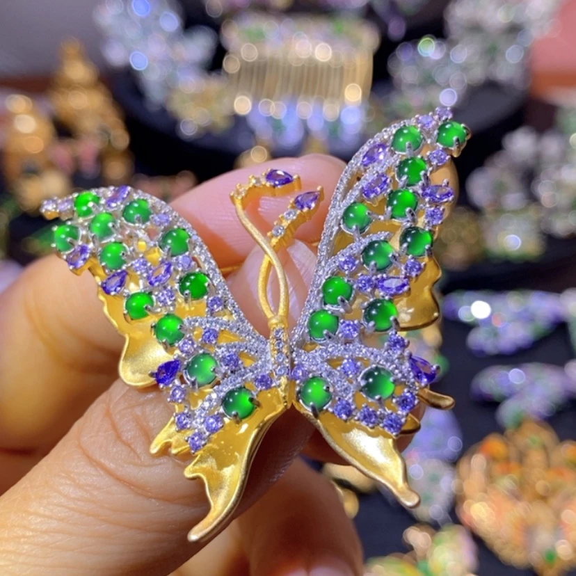 【闪购商品】银S925镶嵌挂件翡翠