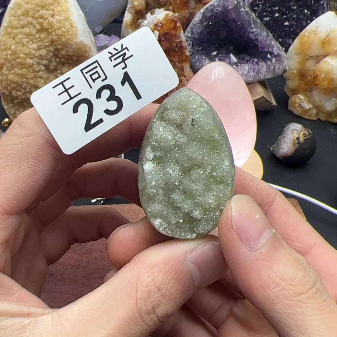 水晶水晶摆件未镶嵌萌***子231