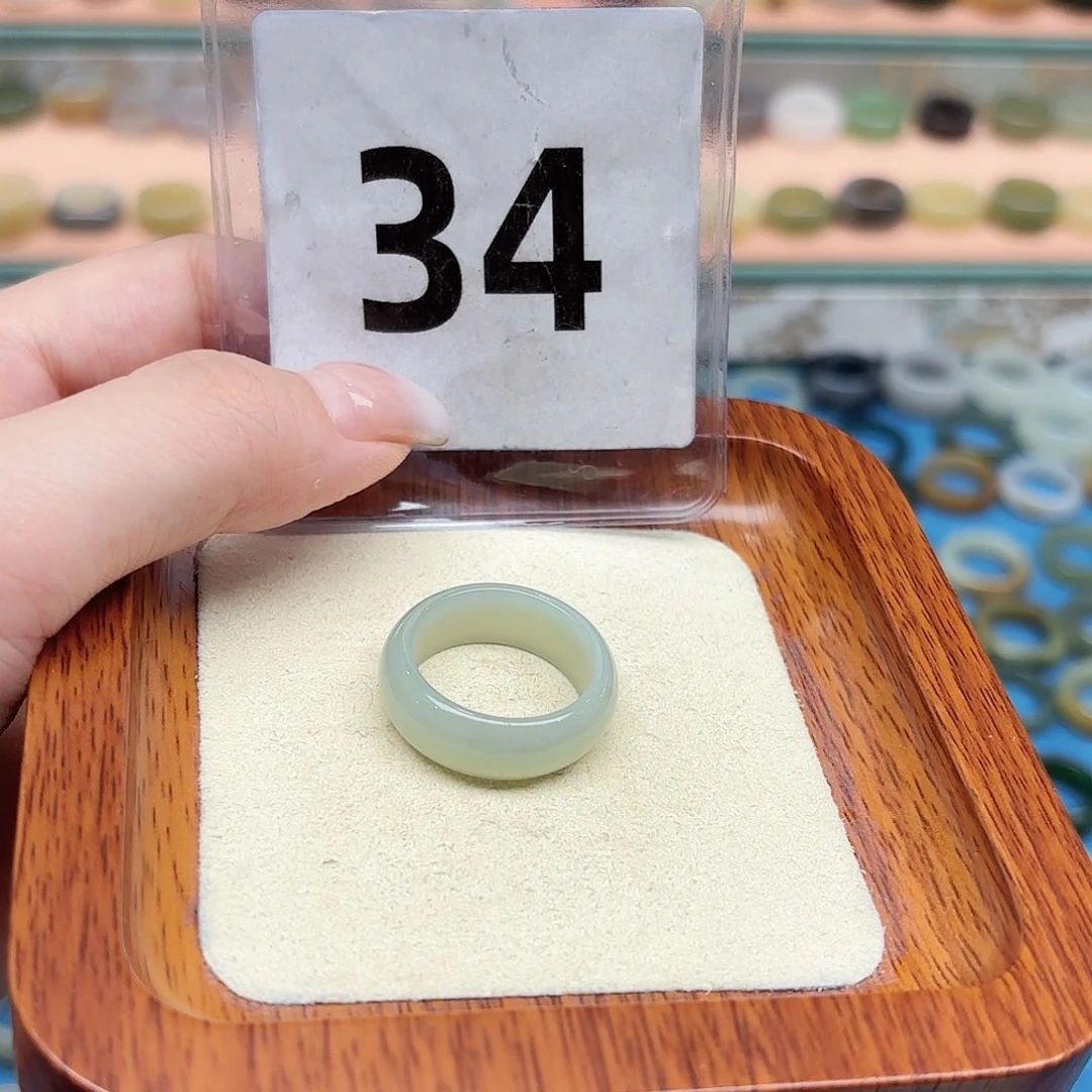 和田玉戒指未镶嵌20