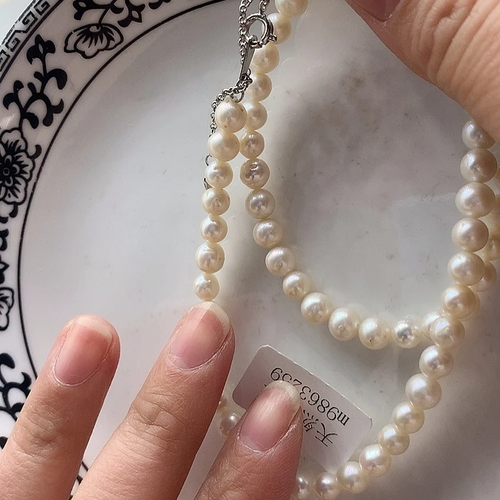 淡水珍珠项链合金11