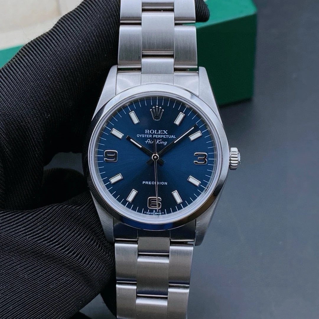 99新 Rolex/劳力士 空霸14000蓝盘/自动机械/单表/表径34