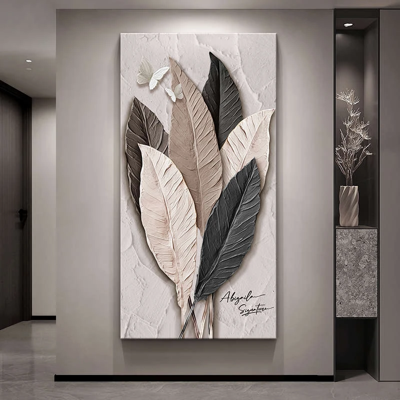 家大业大玄关装饰画入户正对门挂画现代轻奢走廊过道壁画2025新款