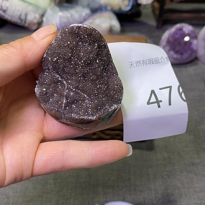 珠宝半成品紫晶未镶嵌