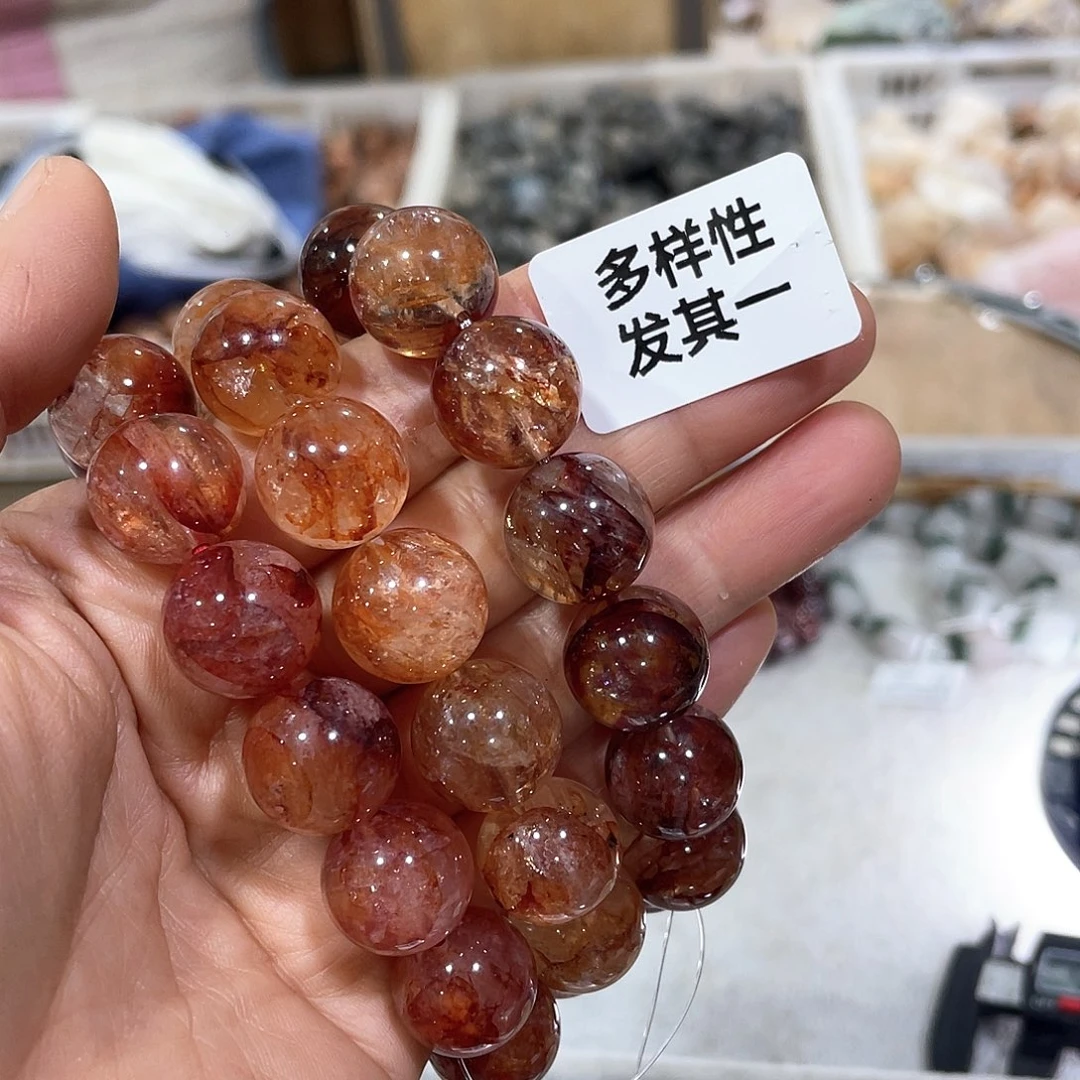 水晶手串15m m未镶嵌多样性发一条j h 229