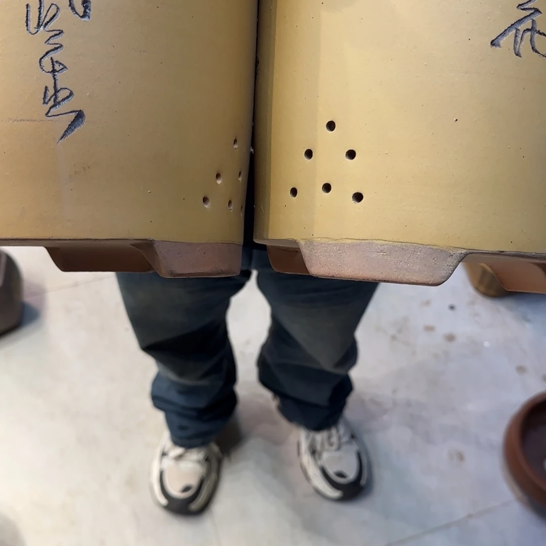 花盆紫砂口径17.20口径朱