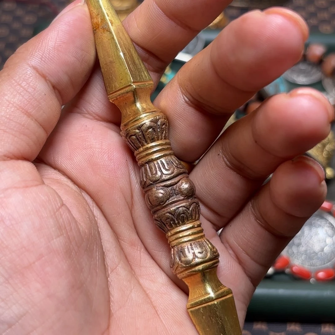 铜星月菩提吊坠项链