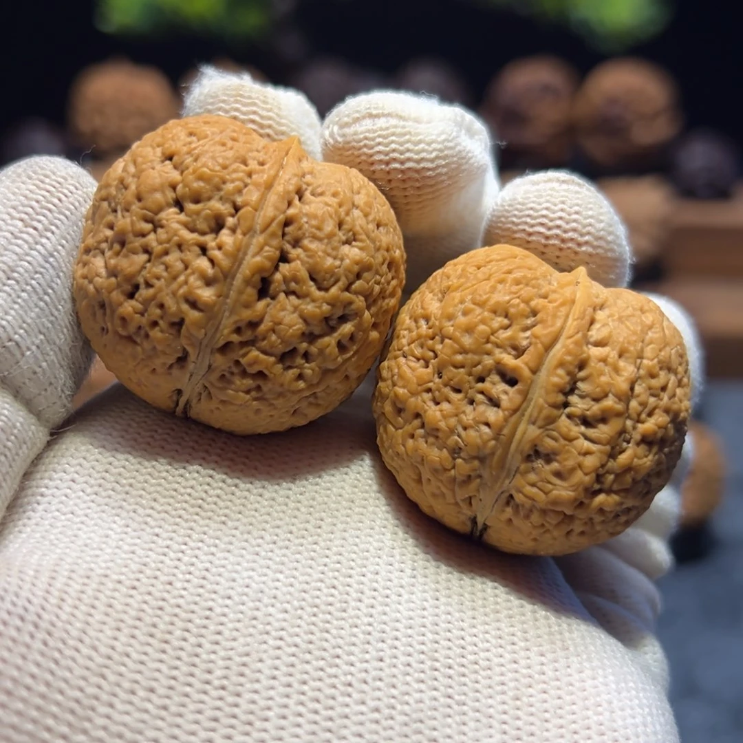 把件文玩核桃36mm胖头陀