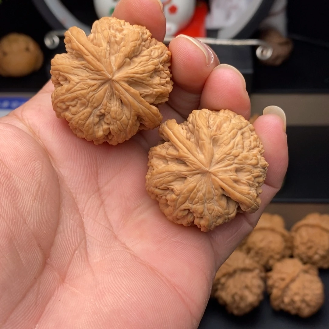 文玩核桃把件40粗筋