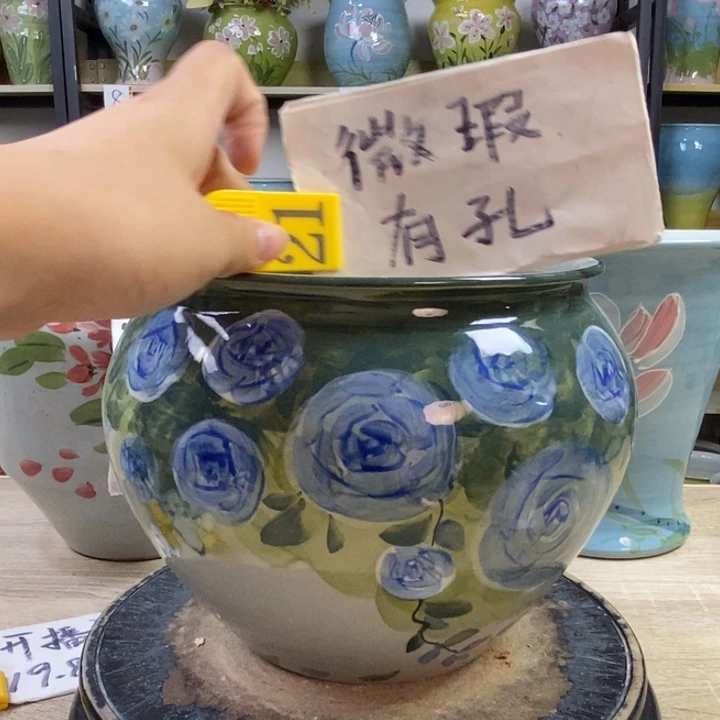 景德镇高温陶瓷花盆