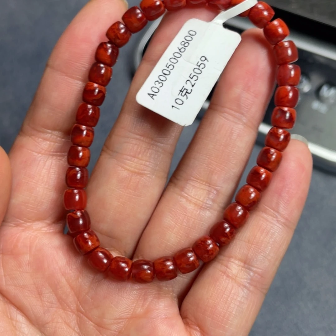 南红玛瑙手串未镶嵌
