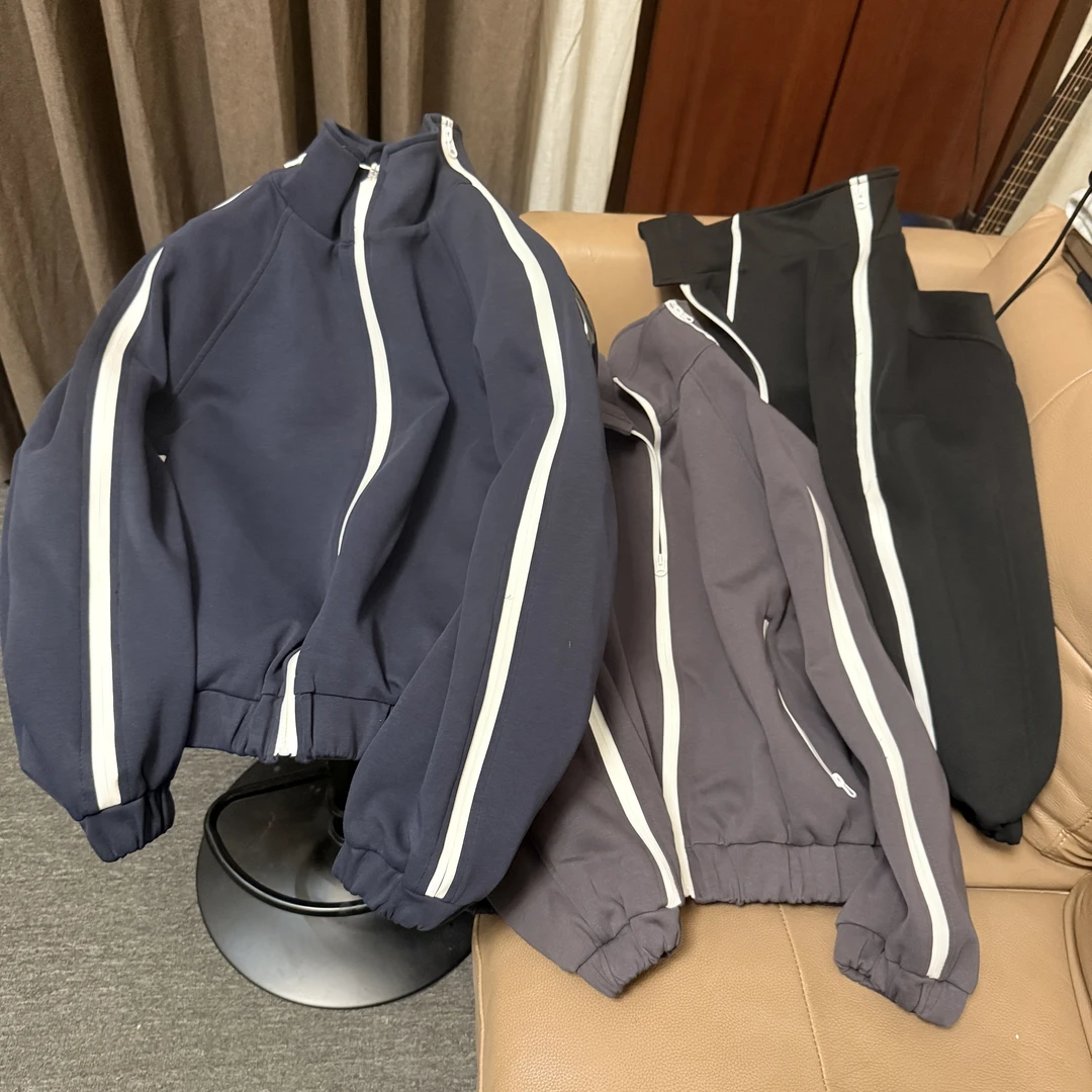 【JK1037】《ST拼接立领夹克》cleanfit短宽版型男女同款外套 TF