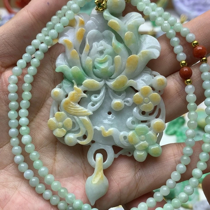 颈饰未镶嵌翡翠翡翠