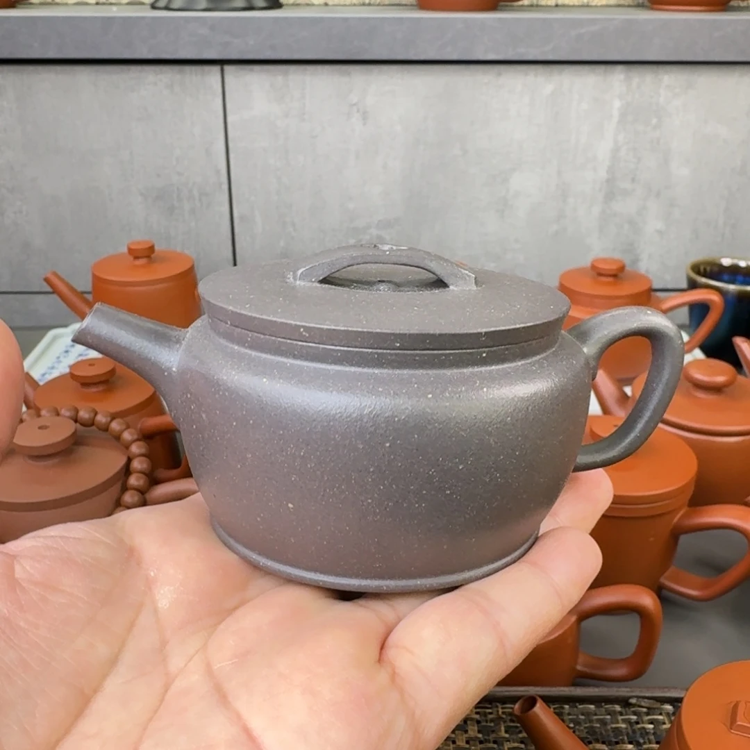 紫砂茶壶全手鲨皮青汉瓦