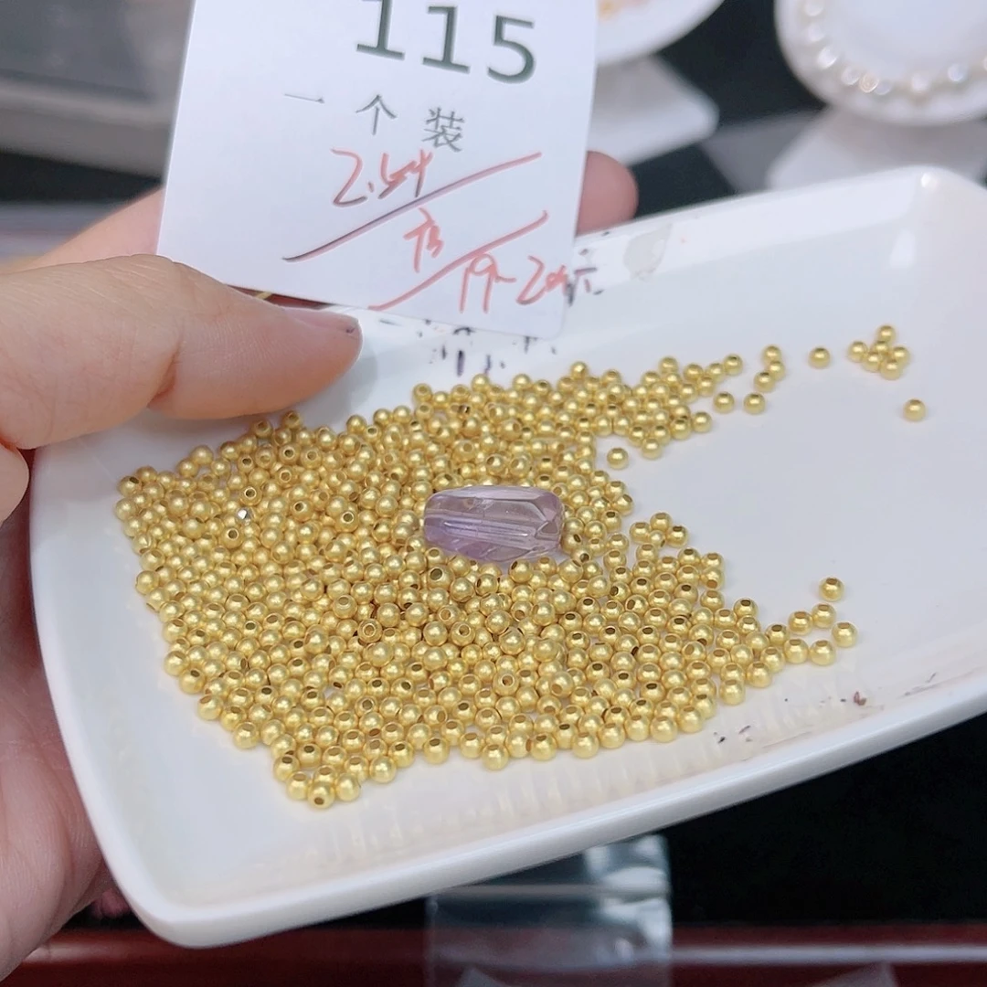 紫晶珠宝半成品银S925镀金镶嵌115