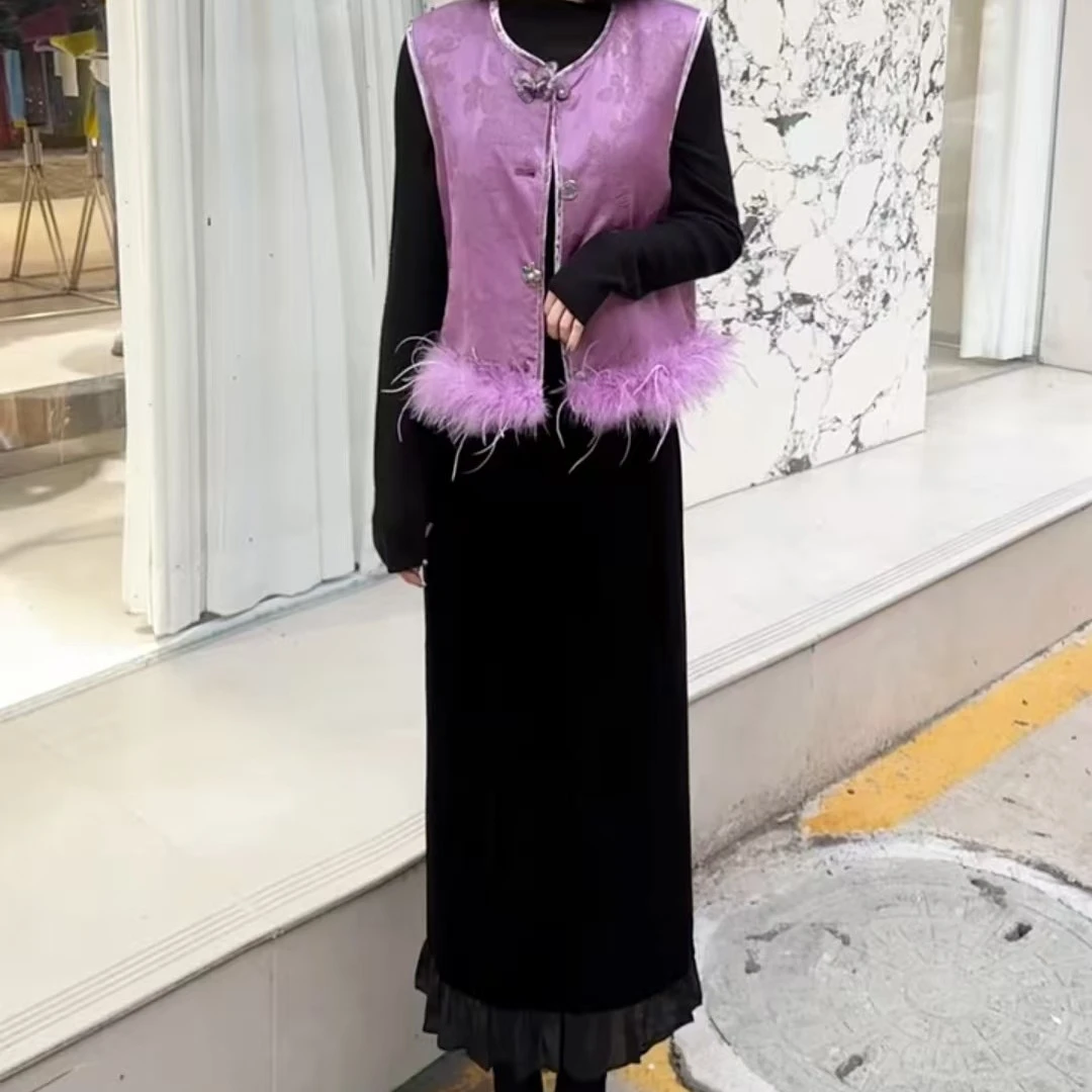 复古港风百搭常规款国风中式气质时尚女装