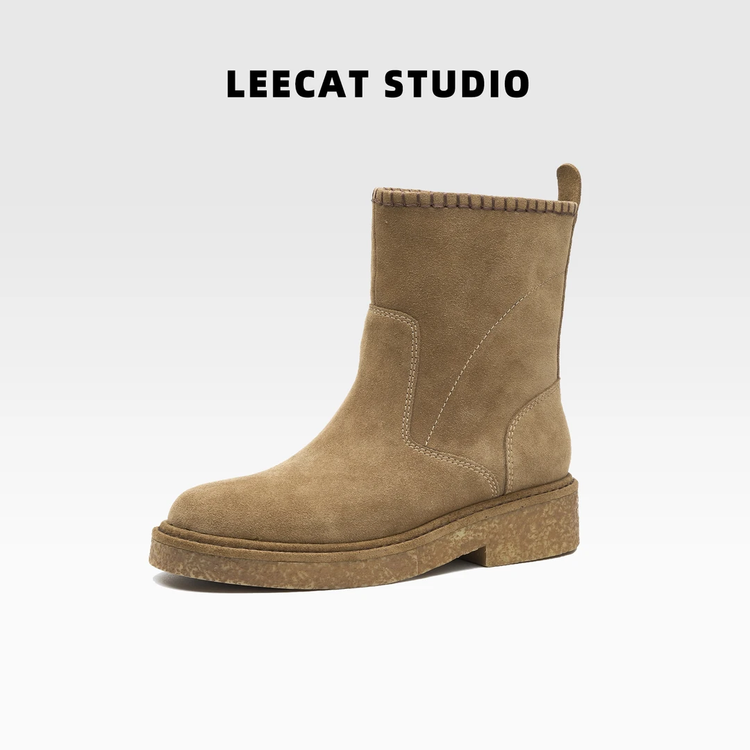 LeeCat Studio | 2025秋冬季新款显瘦烟筒靴防滑瘦瘦靴LES25A0323