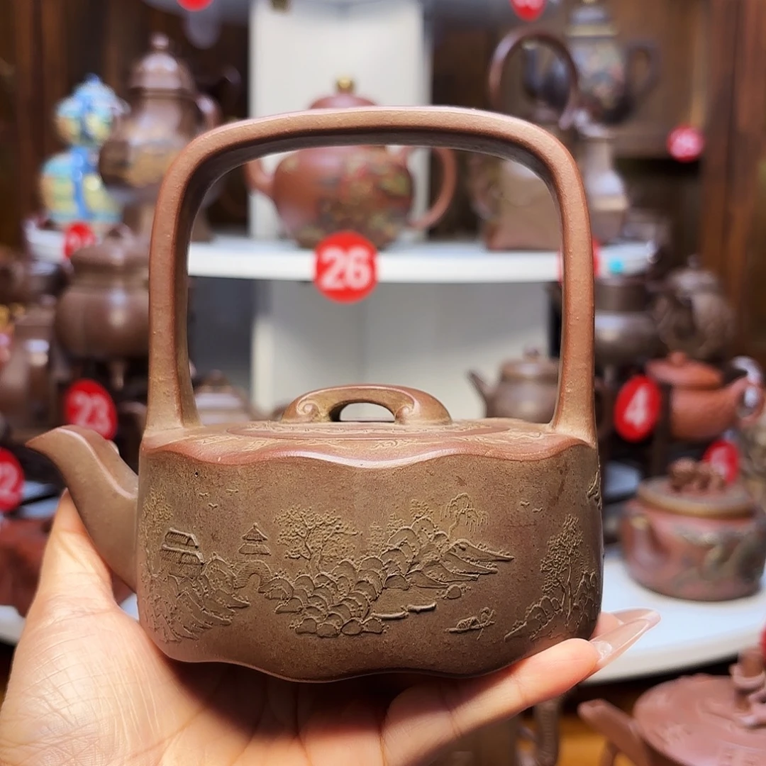 泡****茶壶紫砂宜兴紫砂350