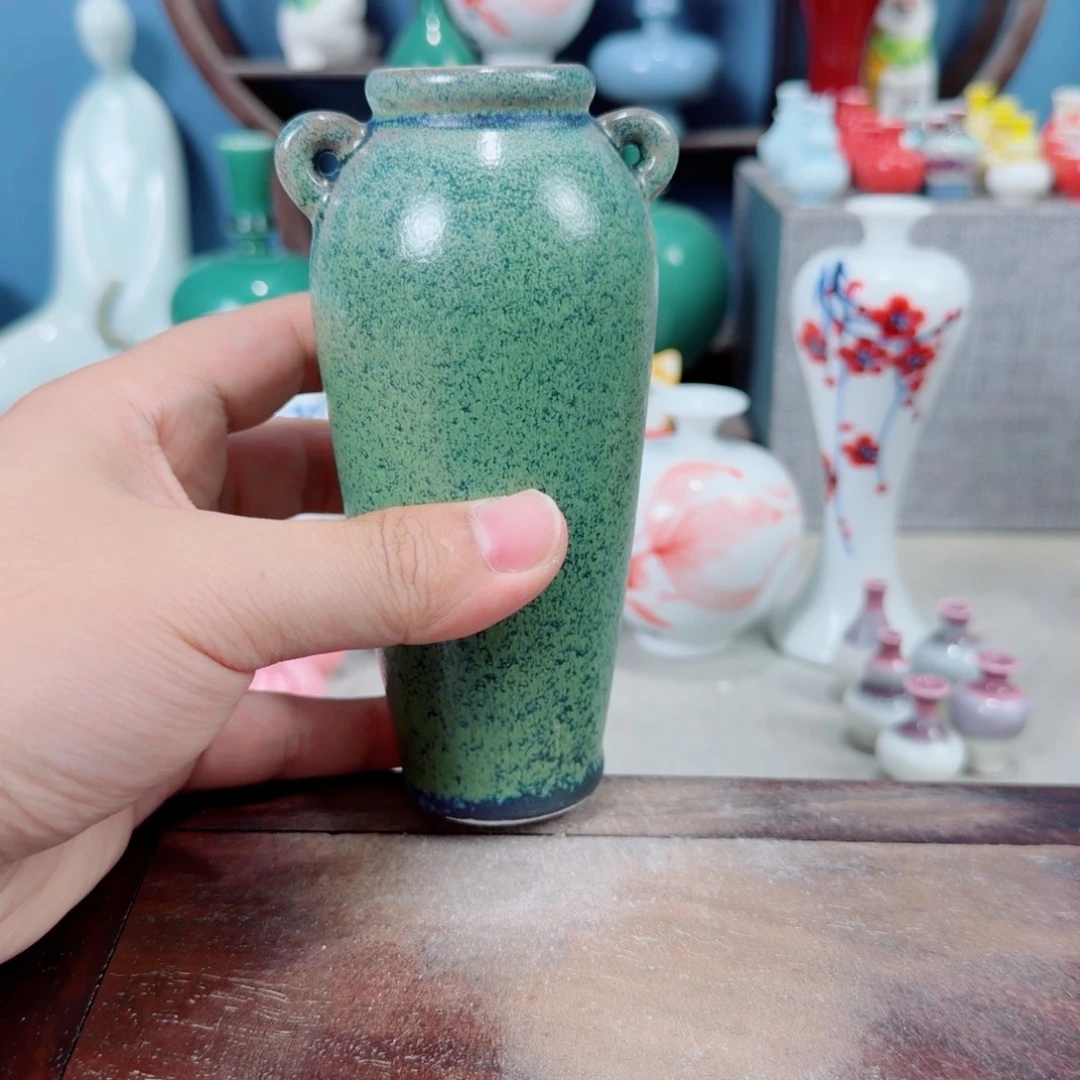 陶瓷手工小花器摆件