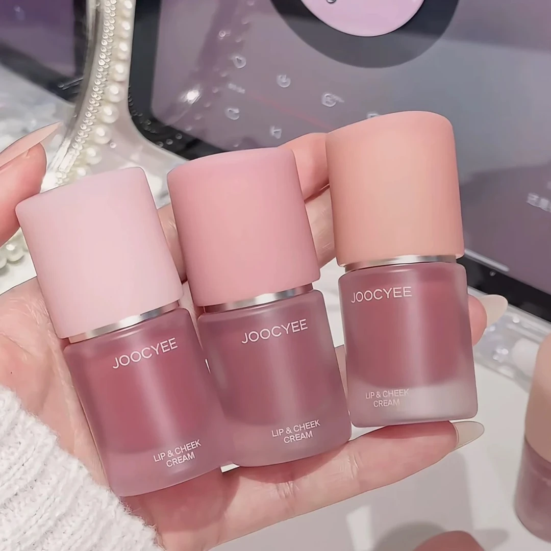 新升级！Joocyee酵色多用霜口红唇釉唇泥女腮红膏裸色唇颊两用膏