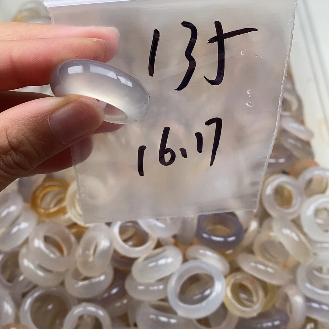 未镶嵌戒指玛瑙/玉髓