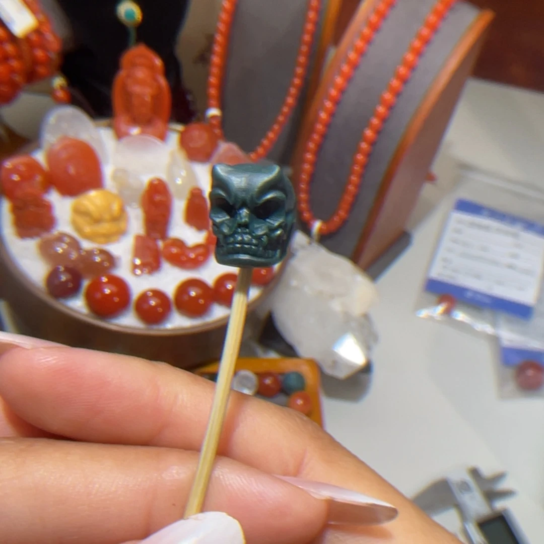 玛瑙/玉髓阿拉善尸陀林主12.2x10.5未镶嵌