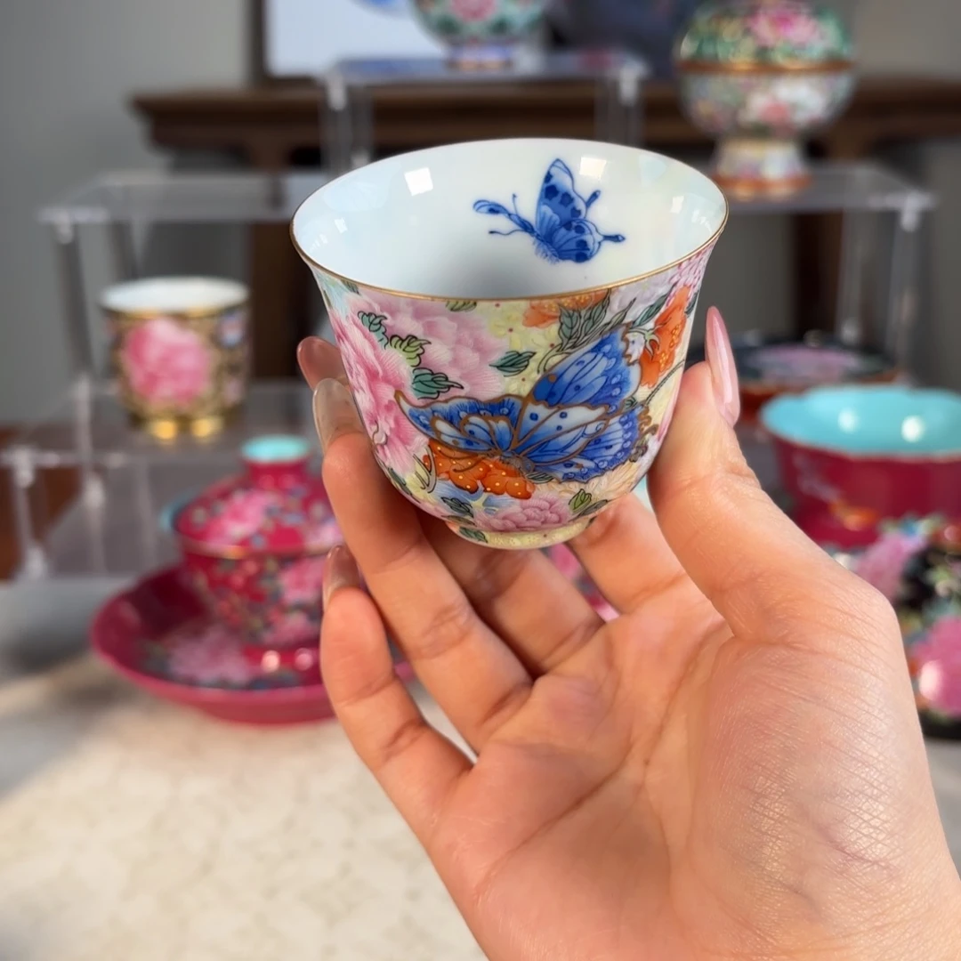 纯手工手绘 高端茶器