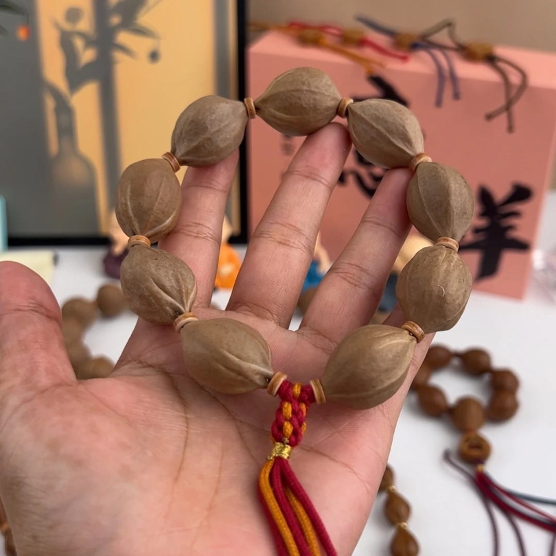 橄榄核吊坠19×28素核梅林铁核