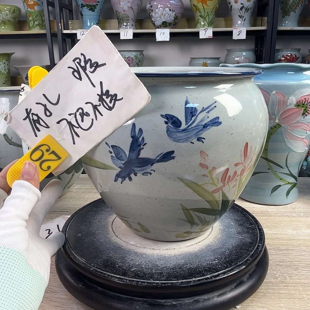 罐1tc景德镇陶瓷花盆