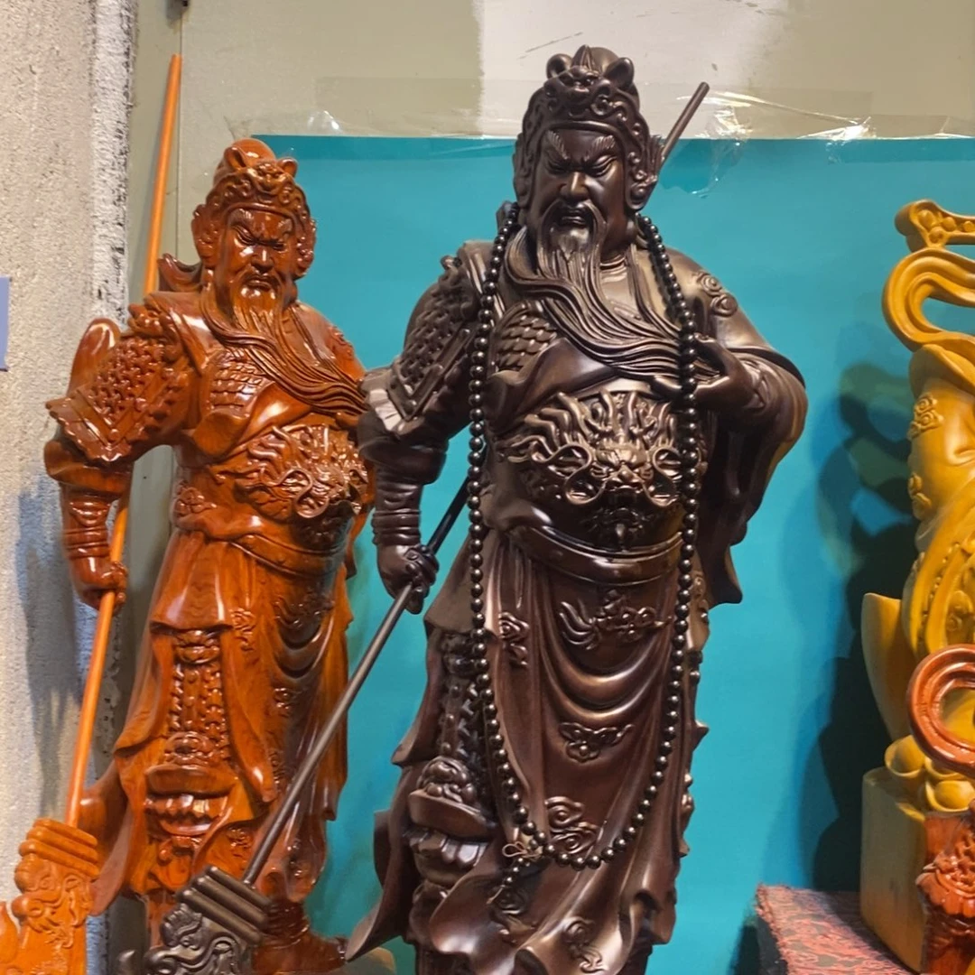 程***风车木（黑檀木）80关公黑檀木